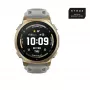 Nutikell Amazfit T-rex 3 Pro 44 mm, 1.32 tolli AMOLED 466×466, 16 GB, 64 MB RAM, GPS, Wi‑Fi, veekindel 45 m, kuldne korpus, hall silikoonrihm