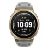 Nutikell Amazfit T-rex 3 Pro 44 mm, 1.32 tolli AMOLED 466×466, 16 GB, 64 MB RAM, GPS, Wi‑Fi, veekindel 45 m, kuldne korpus, hall silikoonrihm