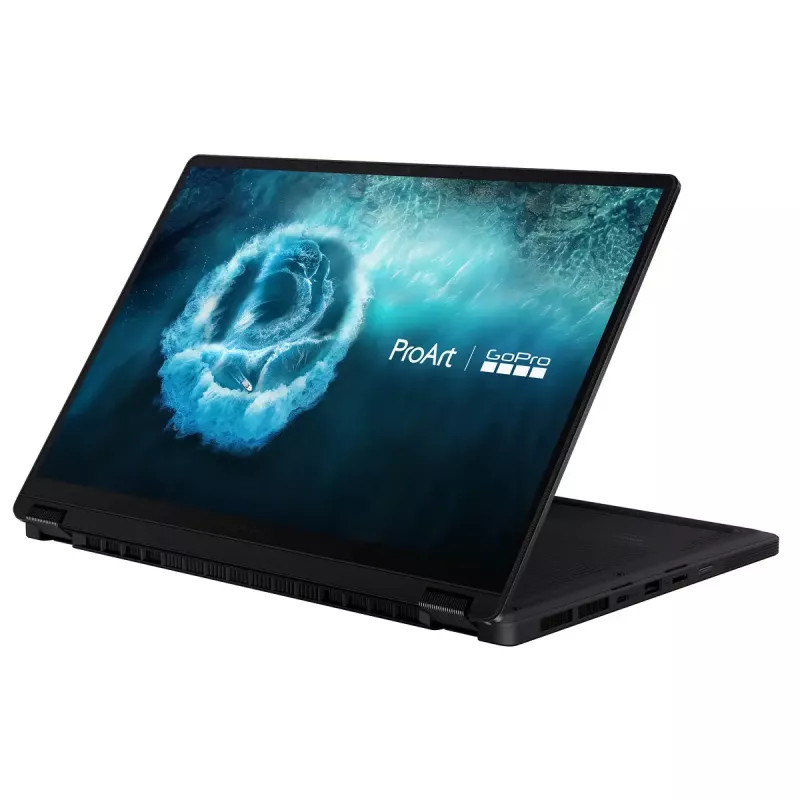 Convertible 2-in-1 sülearvuti ASUS ProArt PX13 HN7306EAC GoPro Edition — AMD Ryzen AI Max+ 395, 3 GHz, 13,3-tolline 3K puuteekraan, 128 GB LPDDR5x, 1 TB SSD, Windows 11 Pro, must