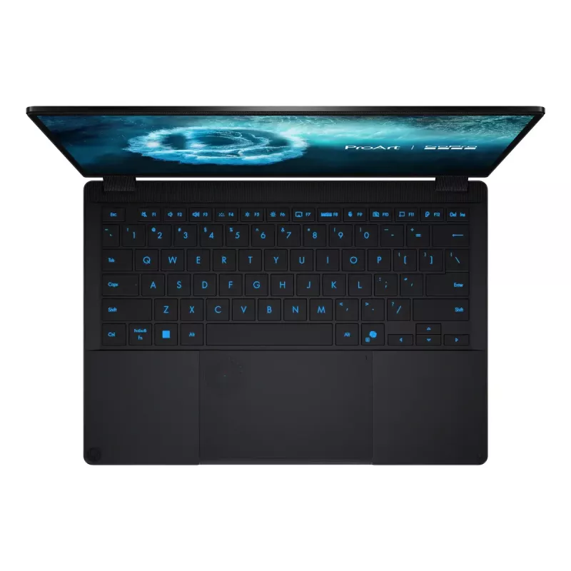Convertible 2-in-1 sülearvuti ASUS ProArt PX13 HN7306EAC GoPro Edition — AMD Ryzen AI Max+ 395, 3 GHz, 13,3-tolline 3K puuteekraan, 128 GB LPDDR5x, 1 TB SSD, Windows 11 Pro, must