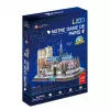 3D pusle CubicFun Notre Dame (Light) — mudel DA-20509, kerge valgustatud versioon