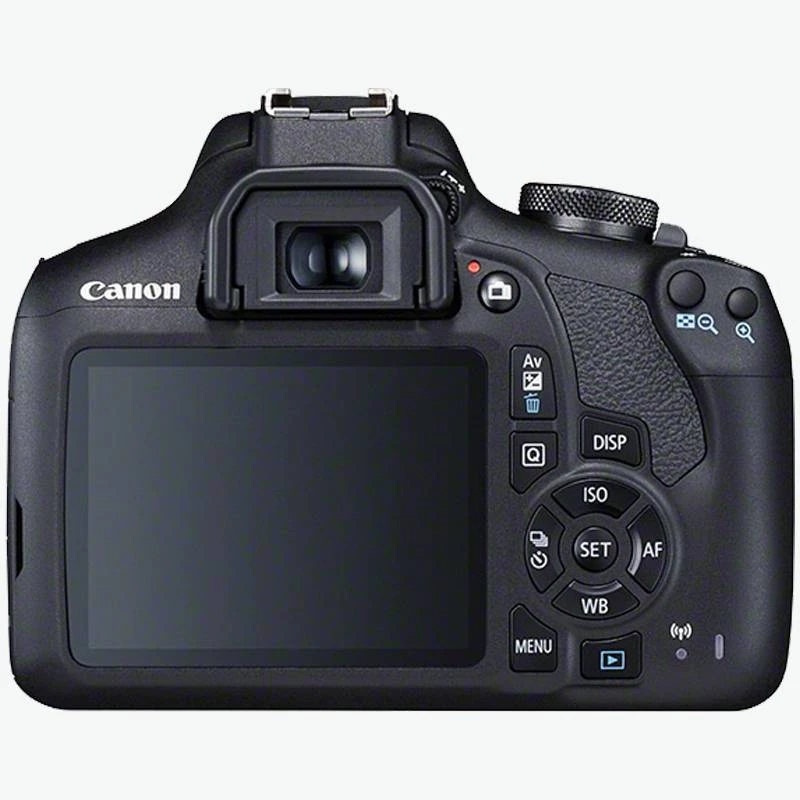 Canon EOS 2000D + EF-S 18-55mm f/3.5-5.6 IS II peegelkaamera komplekt 24,1 MP CMOS 6000 x 4000 pikslit Must