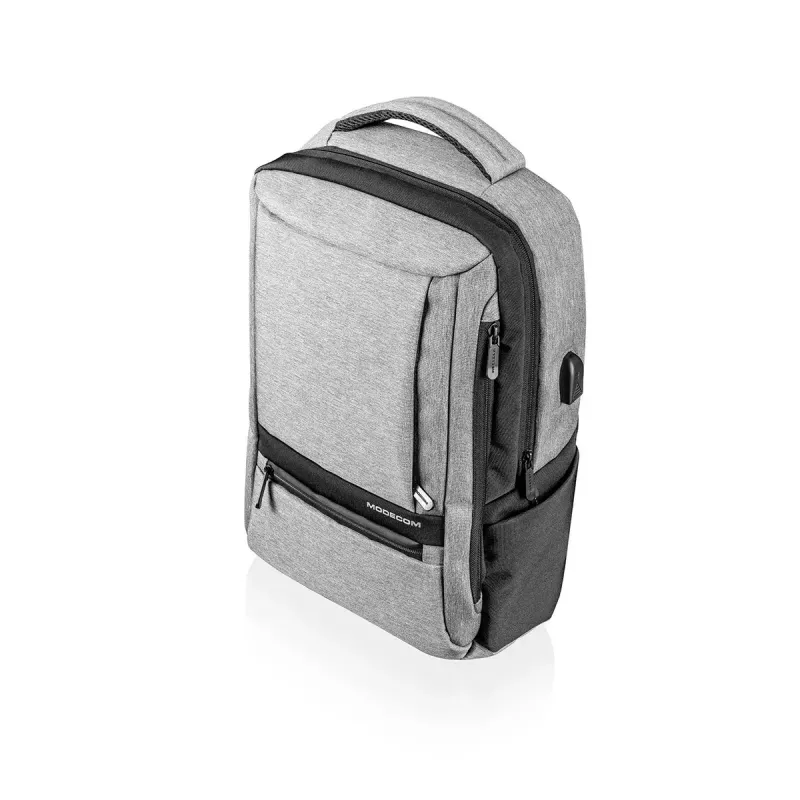 Seljakott Modecom SMART 15 must/hall polüester 15,6 tolli