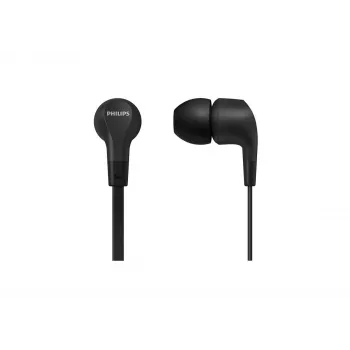 Juhtmega kõrvasisene peakomplekt Philips TAE1105BK/00 — must, intraauraalne, 1,2 m kaabel, 14,7 g