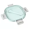 Hama 00181585 lõunakarp Lõunakonteiner 1,7 L Polüpropüleen (PP), Silikoon Hall, Hele sinine 1 tk