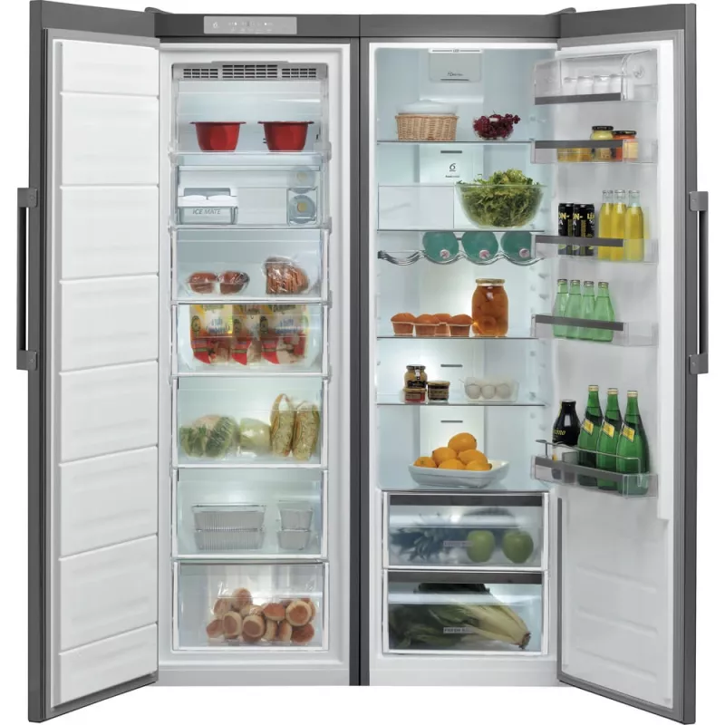 Whirlpool SW8 AM2Y XR 2 külmik Eraldiseisev 364 L Roostevaba teras