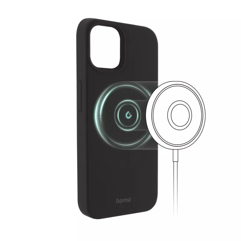 Hama MagCase Finest Feel PRO mobiiltelefoni ümbris 15.5 cm (6.1 tolli) kate Must