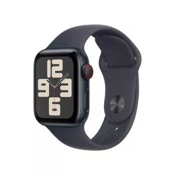Nutikell Apple Watch SE GPS + Cellular 40mm Midnight Alumiiniumkorpus koos Midnight Sport ribaga - S/M