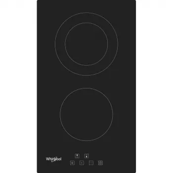 Whirlpool WRD 6030 B Must sisseehitatav 30 cm keraamiline pliit 2 tsooniga