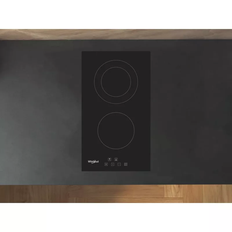 Whirlpool WRD 6030 B Must sisseehitatav 30 cm keraamiline pliit 2 tsooniga