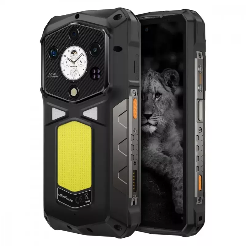 Nutitelefon UleFone Armor 29 Pro 5G 16/512GB must, vastupidav 5G, 16GB RAM, 512GB salvestusruum