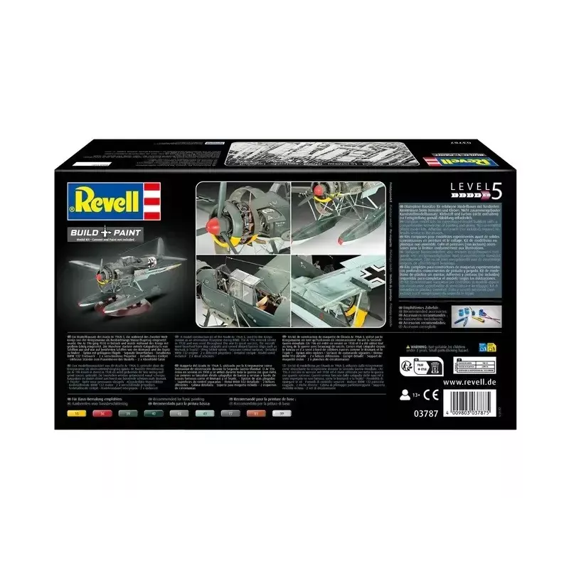 Plastmudel REVELL ARADO AR 196A-3 vesilennuk, mõõtkava 1:32 komplekt