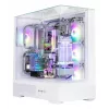 PC korpus Zalman P40 Prism Plus valge Midi Torn