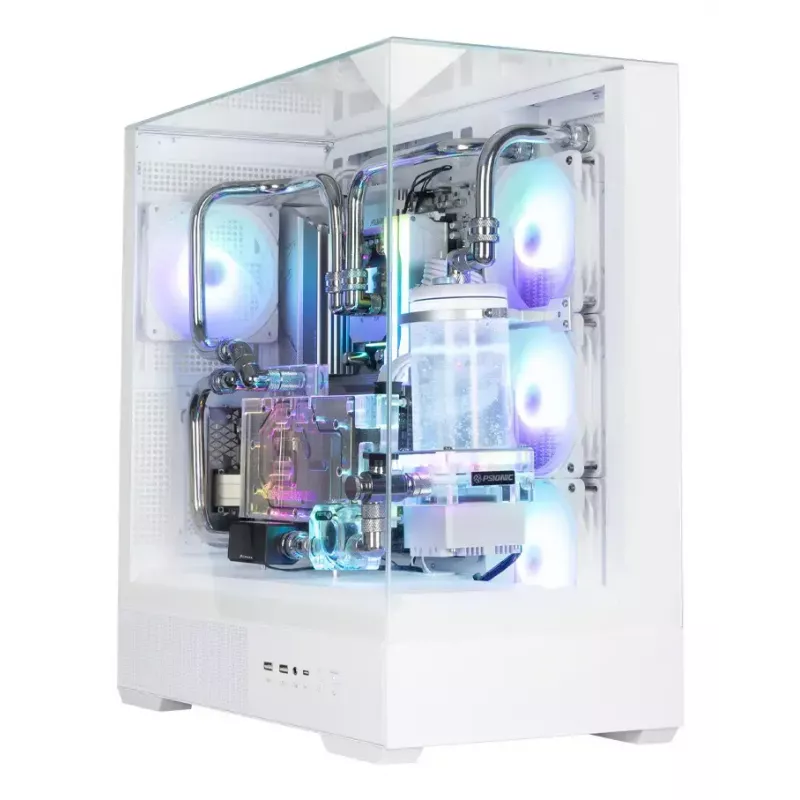 PC korpus Zalman P40 Prism Plus valge Midi Torn