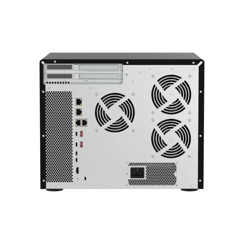 QNAP TVS-AIH1688ATX-U7-32G NAS/storage server Tornkorpuses 32 GB DDR5 0 TB QuTS hero Black