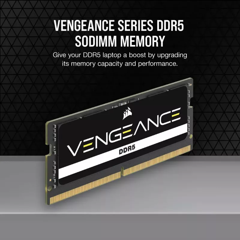 Sülearvuti mälu CORSAIR Vengeance DDR5 24 GB SO-DIMM 4800 MHz 262-kontaktiga 1.1V CL40