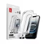 Karastatud klaasist ekraanikaitse Crong EasyShield 2-Pack Full Glue iPhone 16e / iPhone 14 / iPhone 13 / iPhone 13 Pro jaoks, aluminosilikaat, läikiv