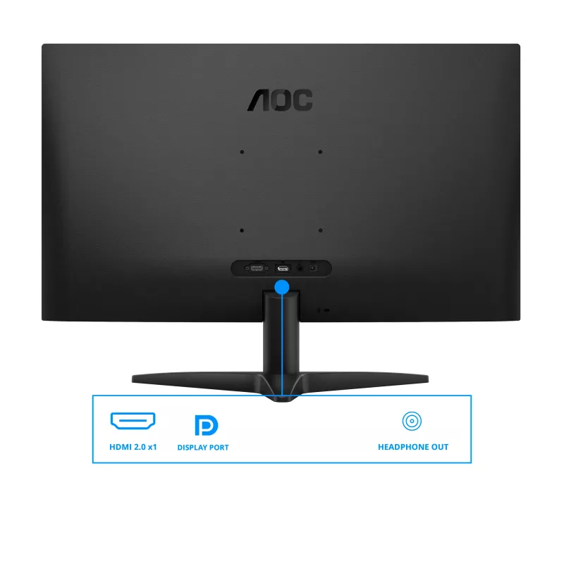 AOC B3 Q27B36X arvutikuvar 68,6 cm (27 tolli) 2560 x 1440 pikslit Quad HD LED must