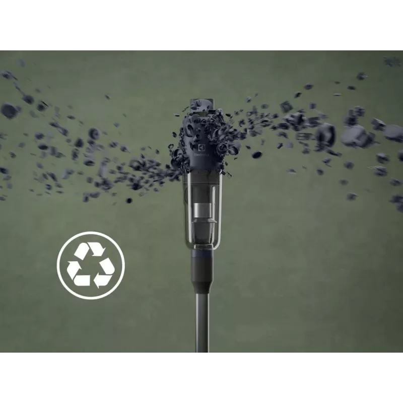 Electrolux EP71UB14DB pulkpuhasti Aku Kuiv Tsüklon, Vaht, HEPA, Mikro Tolmukotita 0,3 L 57 W Sinine 4 Ah