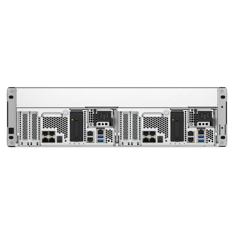 QNAP ES1686dc R2 NAS Rack (3U) Intel® Xeon® D D-2142IT 48 GB DDR4 0 TB QNAP QES Must, Hall