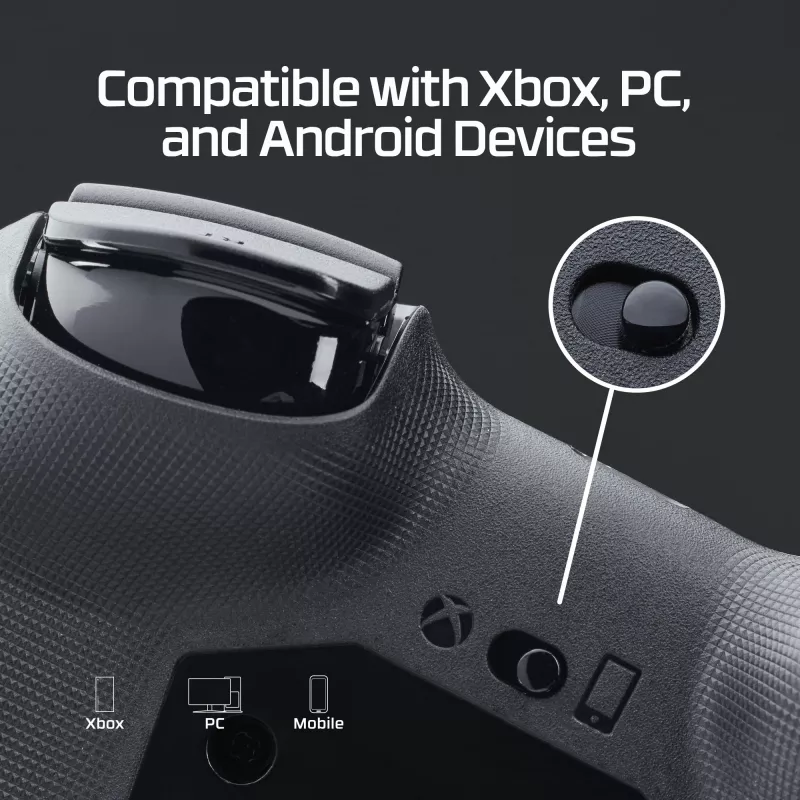 HyperX Clutch Tanto Mini WD mängupult, juhtkang, Xbox, Xbox One, juhtmega, USB, must, 2,95 m