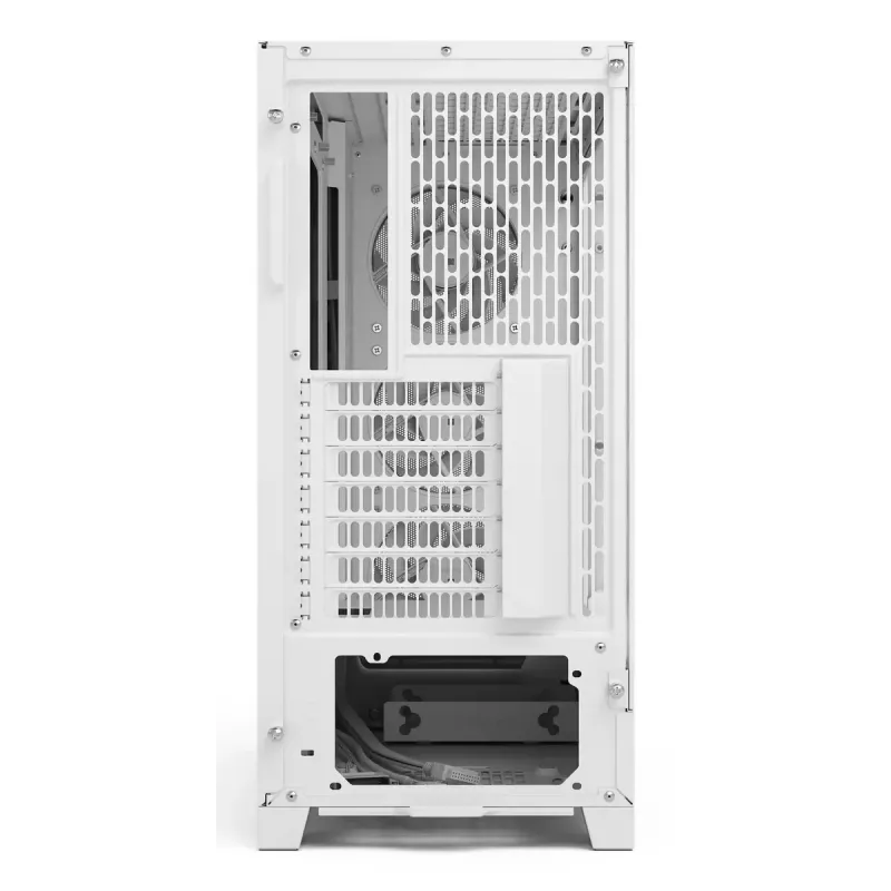Fractal Design Pop 2 Air Valge TG RGB Midi Tower arvutikorpus — ATX/Micro‑ATX/Mini‑ITX, karastatud klaas, 3x120 mm esiventilaatorid
