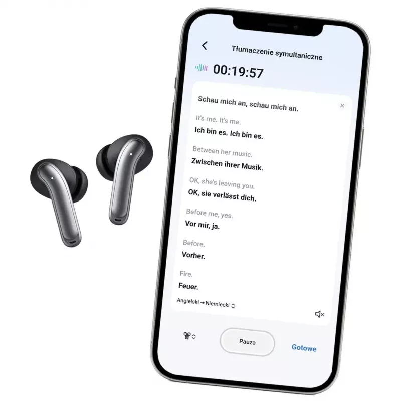Juhtmevabad kõrvasisesed kõrvaklapid Audiocore AC591 PRO — hübriidne ANC, ENC, 6 mikrofoni, USB‑C laadimine, kuni 9h taasesitus, Tuya ühilduv, must