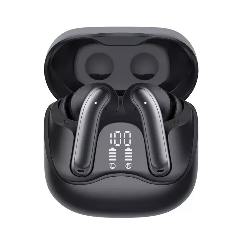 Juhtmevabad kõrvasisesed kõrvaklapid Audiocore AC591 PRO — hübriidne ANC, ENC, 6 mikrofoni, USB‑C laadimine, kuni 9h taasesitus, Tuya ühilduv, must