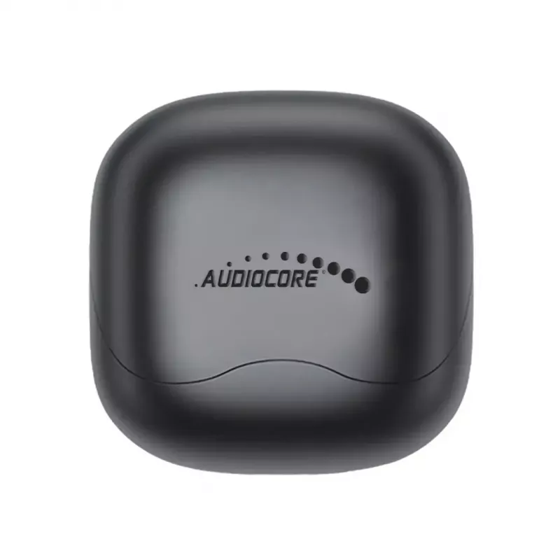 Juhtmevabad kõrvasisesed kõrvaklapid Audiocore AC591 PRO — hübriidne ANC, ENC, 6 mikrofoni, USB‑C laadimine, kuni 9h taasesitus, Tuya ühilduv, must