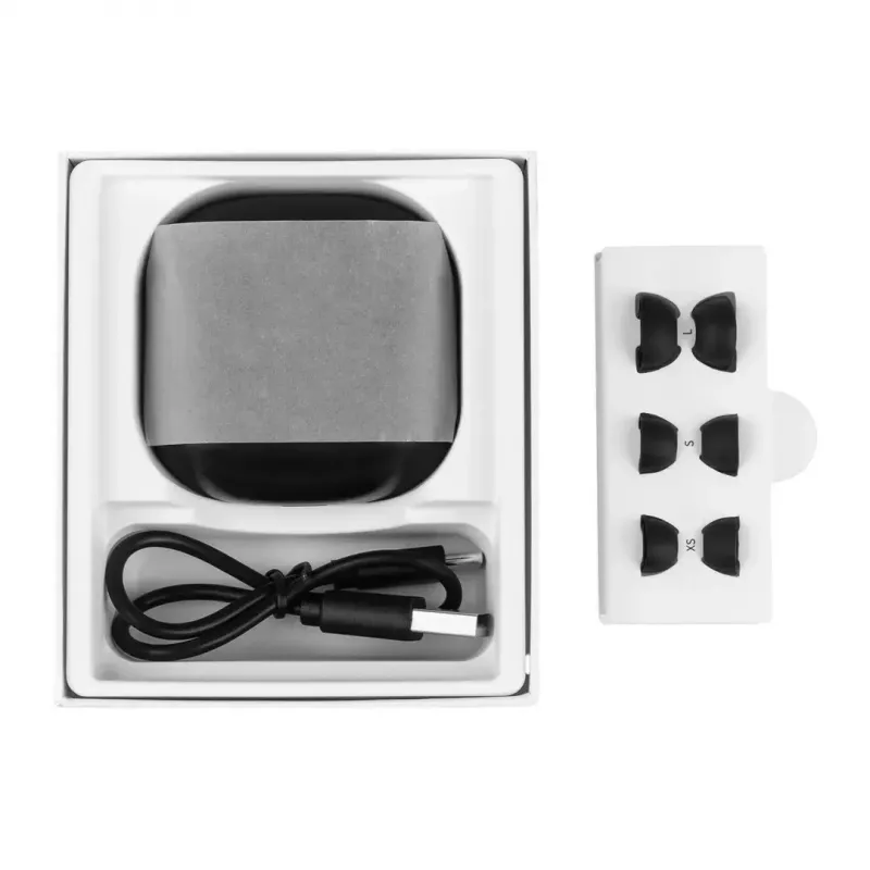 Juhtmevabad kõrvasisesed kõrvaklapid Audiocore AC591 PRO — hübriidne ANC, ENC, 6 mikrofoni, USB‑C laadimine, kuni 9h taasesitus, Tuya ühilduv, must