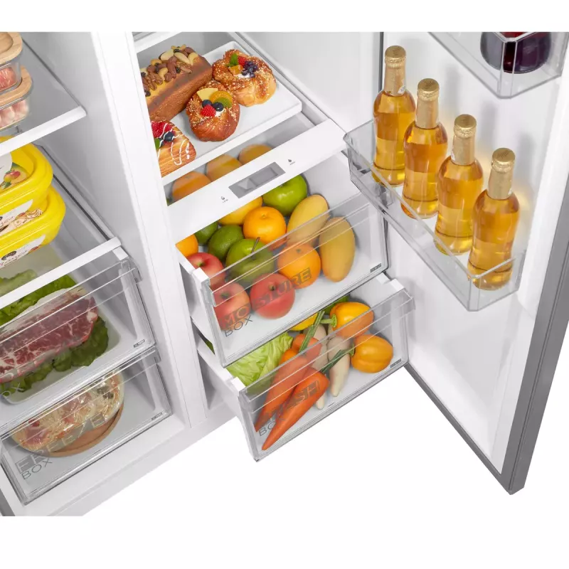 Midea MDRS619FIE46 külg-külje kõrval külmik 460 L