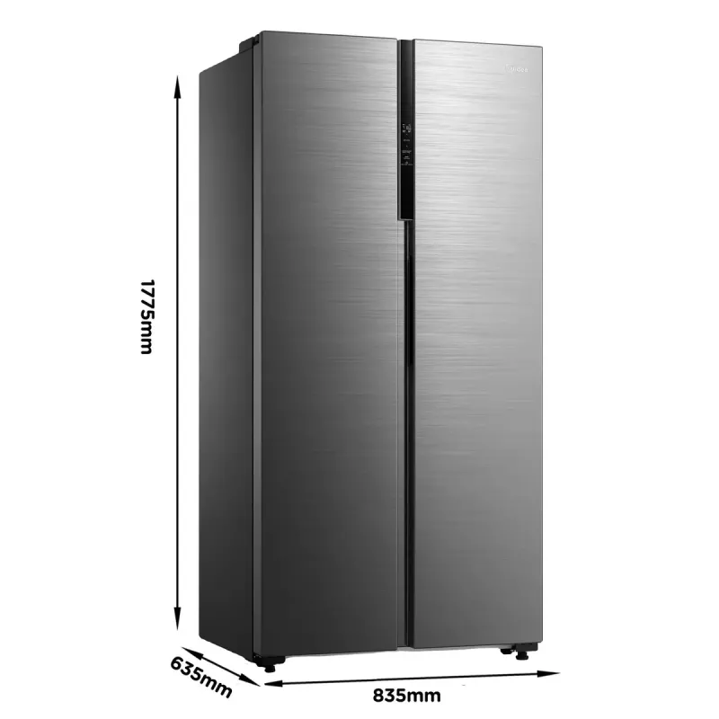 Midea MDRS619FIE46 külg-külje kõrval külmik 460 L