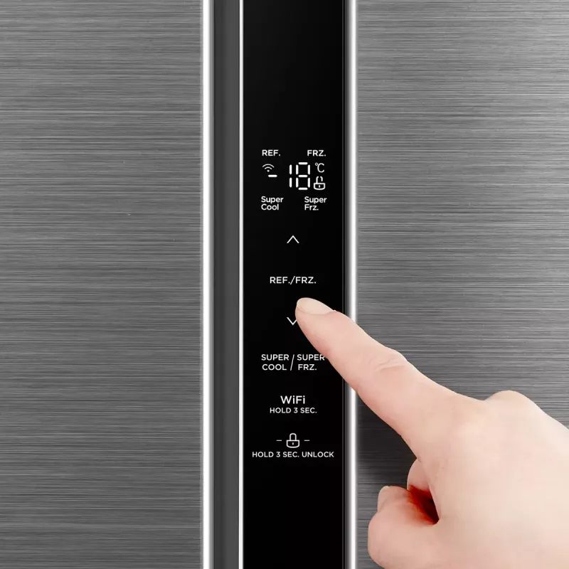 Midea MDRS619FIE46 külg-külje kõrval külmik 460 L