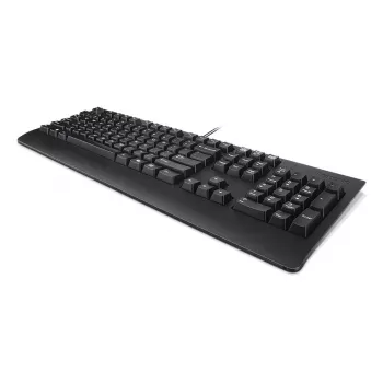 Juhtmega täissuuruses USB-klaviatuur Lenovo 4Y41R64588 — USA inglise, 104 klahvi, kolb-lüliti, 2 m kaabel, must
