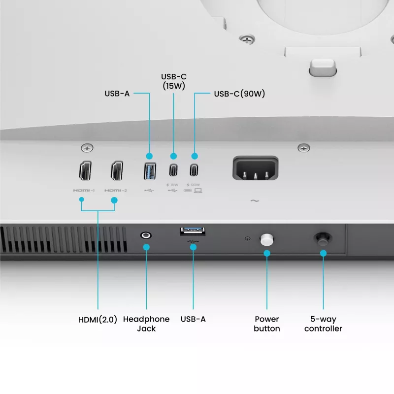 Arvutimonitor BenQ MA320UP 31,5 tolli (80 cm) 3840 x 2160 4K IPS matt, 5 ms, USB-C, sisseehitatud kõlarid, VESA, valge