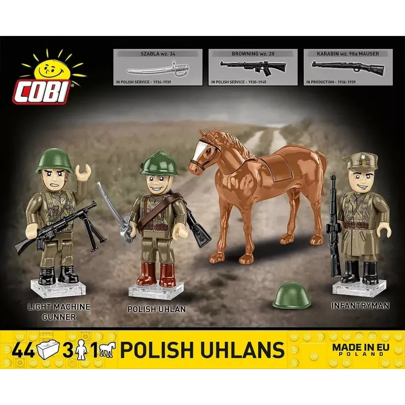 Cobi Blocks Polish Uhlans 44 klotsidest ehituskomplekt COIB-2062