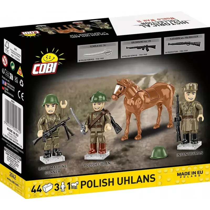 Cobi Blocks Polish Uhlans 44 klotsidest ehituskomplekt COIB-2062