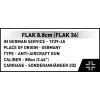 Cobi Blocks Sd.Kfz.8 Towing 8.8 cm Flak 36 ehituskomplekt, 975 tükki