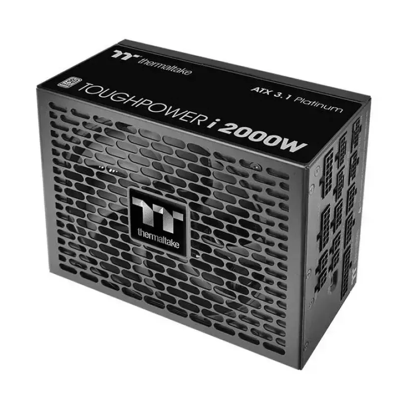 Toiteplokk Thermaltake Toughpower i2000W 2000 W, 24-kontaktiline ATX, 80 PLUS Platinum, 140 mm ventilaator, ATX, must