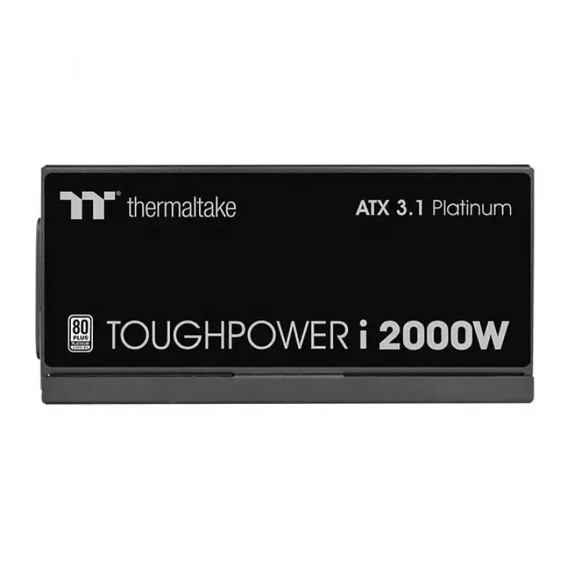 Toiteplokk Thermaltake Toughpower i2000W 2000 W, 24-kontaktiline ATX, 80 PLUS Platinum, 140 mm ventilaator, ATX, must