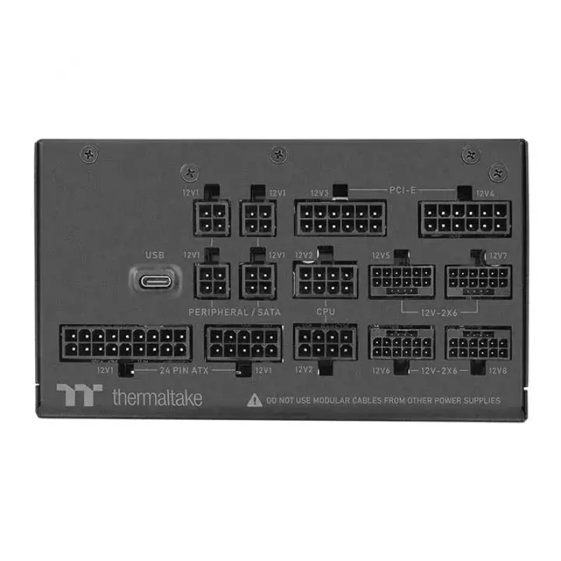 Toiteplokk Thermaltake Toughpower i2000W 2000 W, 24-kontaktiline ATX, 80 PLUS Platinum, 140 mm ventilaator, ATX, must