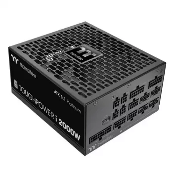 Toiteplokk Thermaltake Toughpower i2000W 2000 W, 24-kontaktiline ATX, 80 PLUS Platinum, 140 mm ventilaator, ATX, must