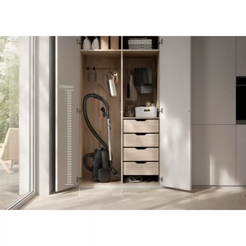 Silindertolmuimeja Electrolux EB61CWPTD — 850 W, 3,5 L tolmukott, kuivpuhastus, roosa