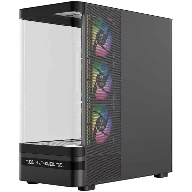 Arvutikorpus MODECOM VOLCANO AQ200 ARGB MIDI must