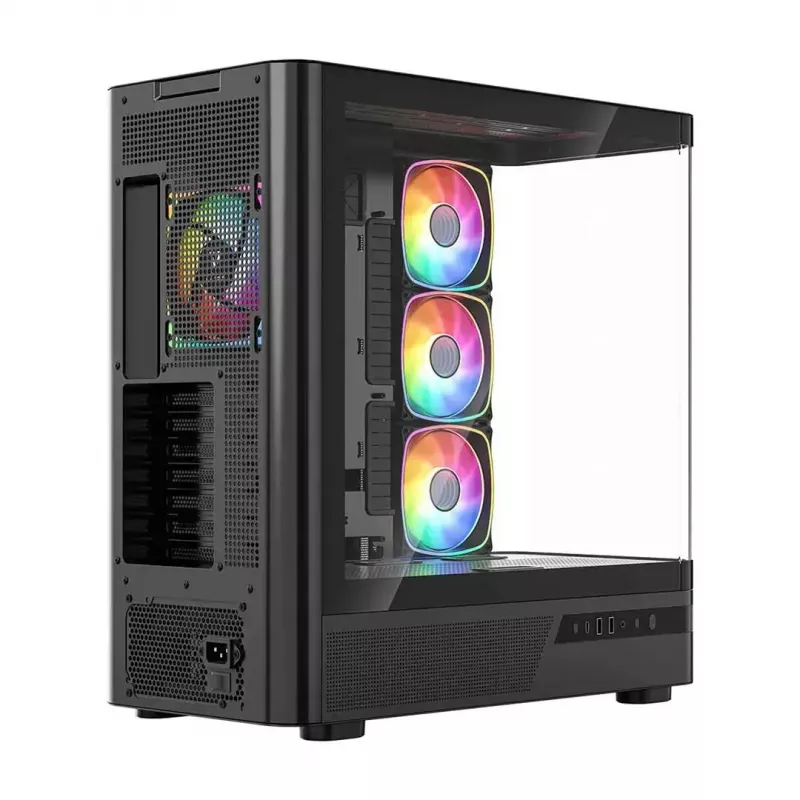Arvutikorpus MODECOM VOLCANO AQ200 ARGB MIDI must