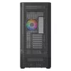 Arvutikorpus MODECOM VOLCANO AQ400 ARGB MIDI Must — MODECOM MC-A-AQ400-4FA-B