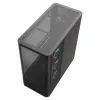 Arvutikorpus MODECOM VOLCANO AQ400 ARGB MIDI Must — MODECOM MC-A-AQ400-4FA-B