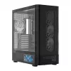 Arvutikorpus MODECOM VOLCANO AQ400 ARGB MIDI Must — MODECOM MC-A-AQ400-4FA-B
