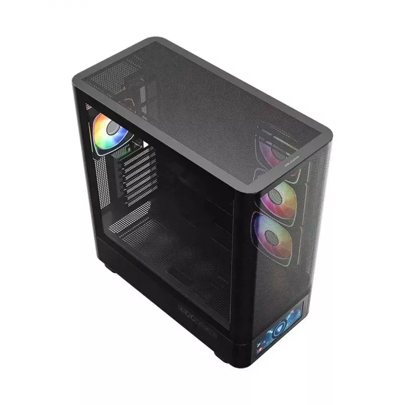 Arvuti korpus MODECOM VOLCANO AQ500 ARGB MIDI must