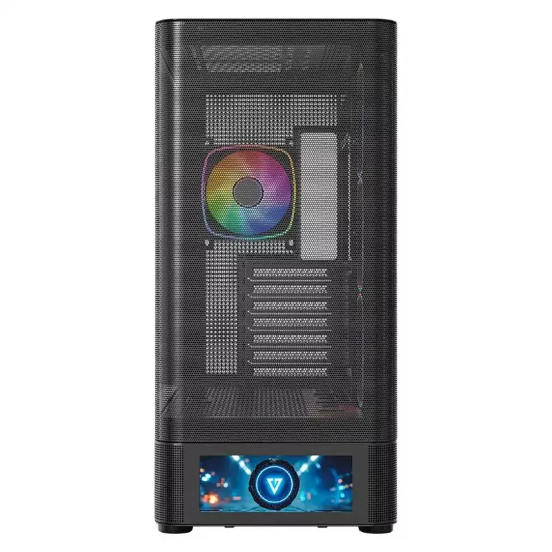 Arvuti korpus MODECOM VOLCANO AQ500 ARGB MIDI must